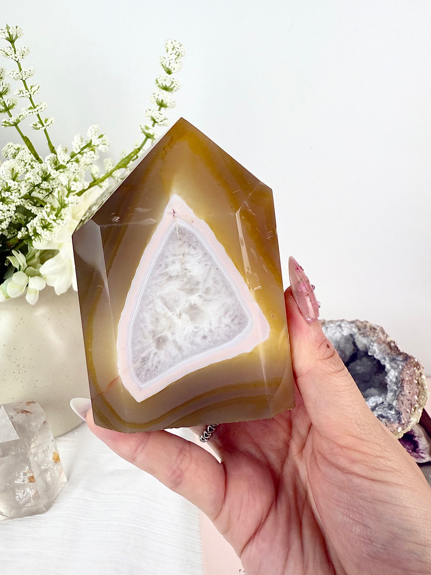 Druzy Agate Chunky Tower from Brazil 🇧🇷