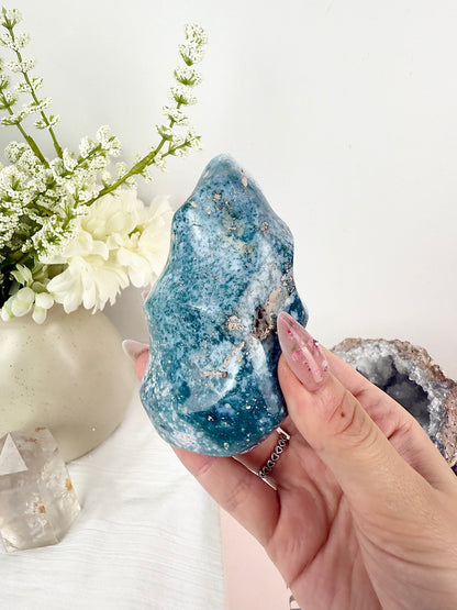 Blue Ocean Jasper Flame