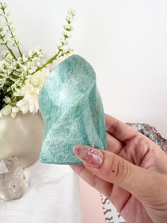 Flashy Amazonite Flame