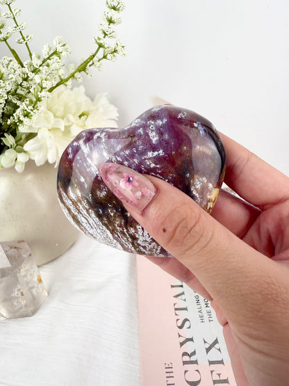 Colourful Ocean Jasper Heart Bowl