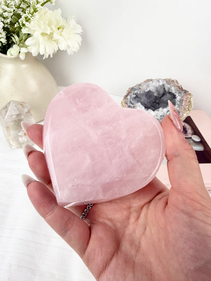 Rose Quartz Heart Bowl