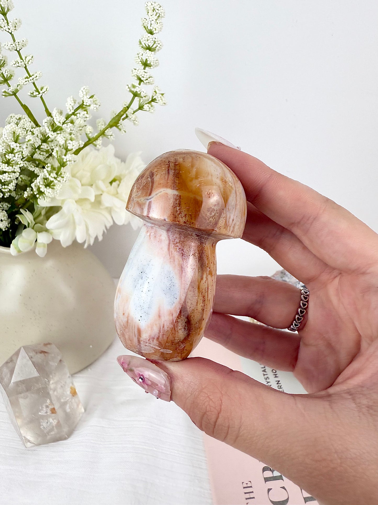 Polychrome Jasper Mushrooms