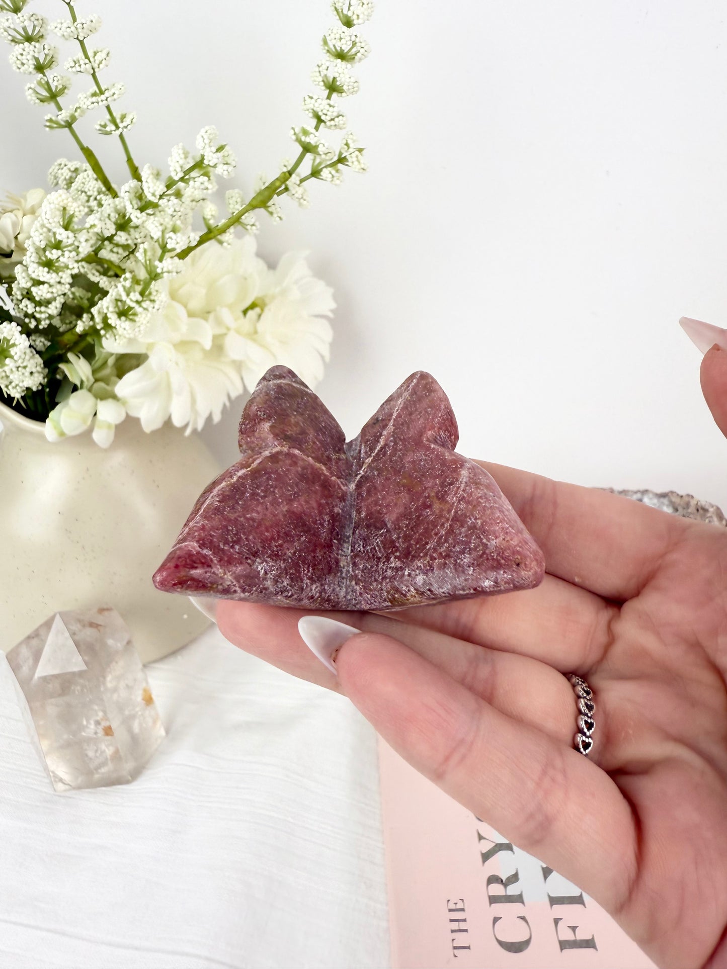 Rhodonite 3D Butterflies