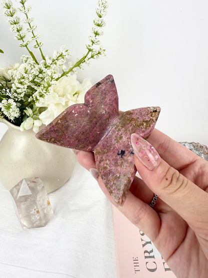 Rhodonite 3D Butterflies