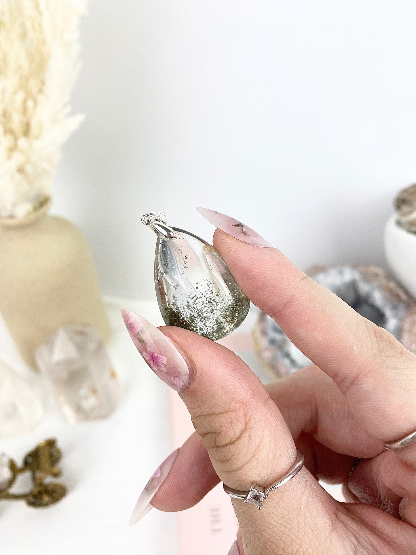 s925 Silver Garden Quartz Pendant