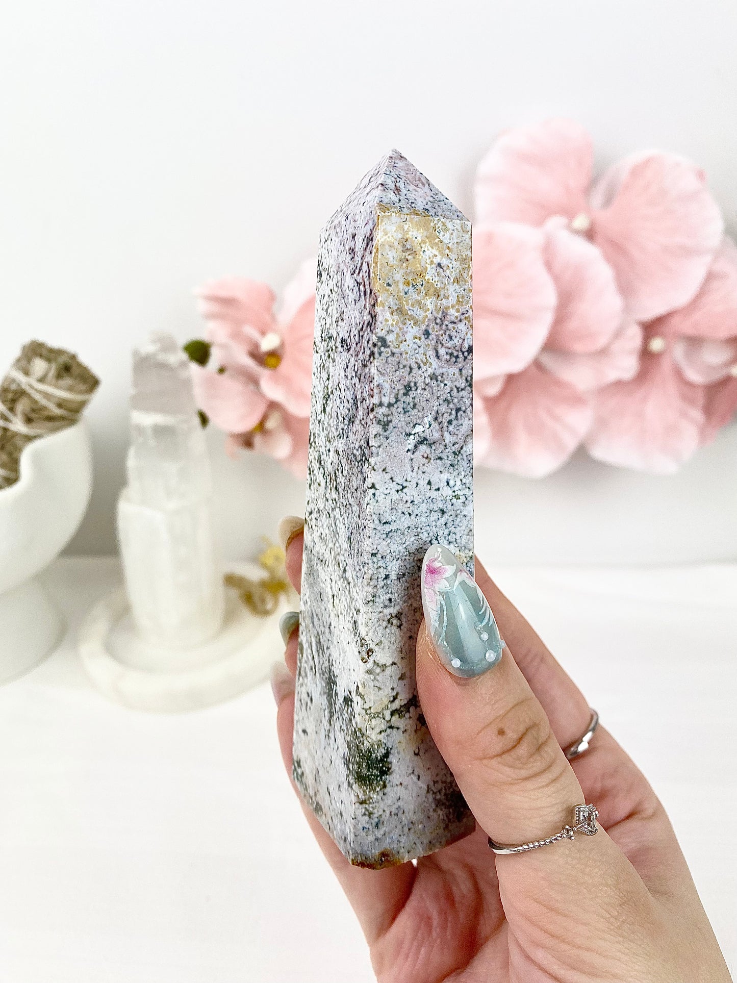 ✿ Purple Ocean Jasper Tower ✿