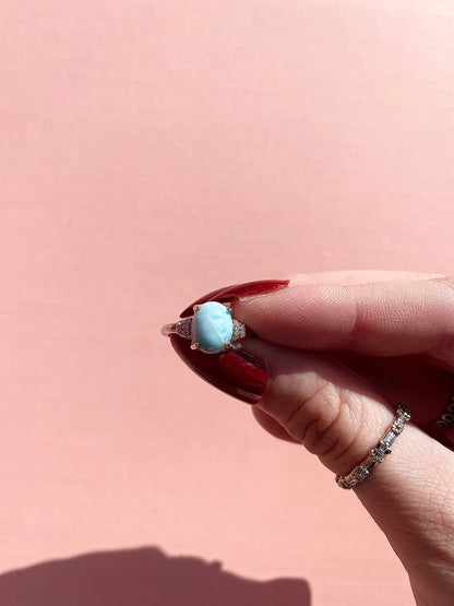 ✧ Larimar s925 Silver Rings ✧