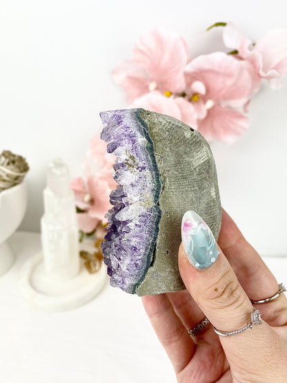 A-Grade Amethyst Geode Freeform