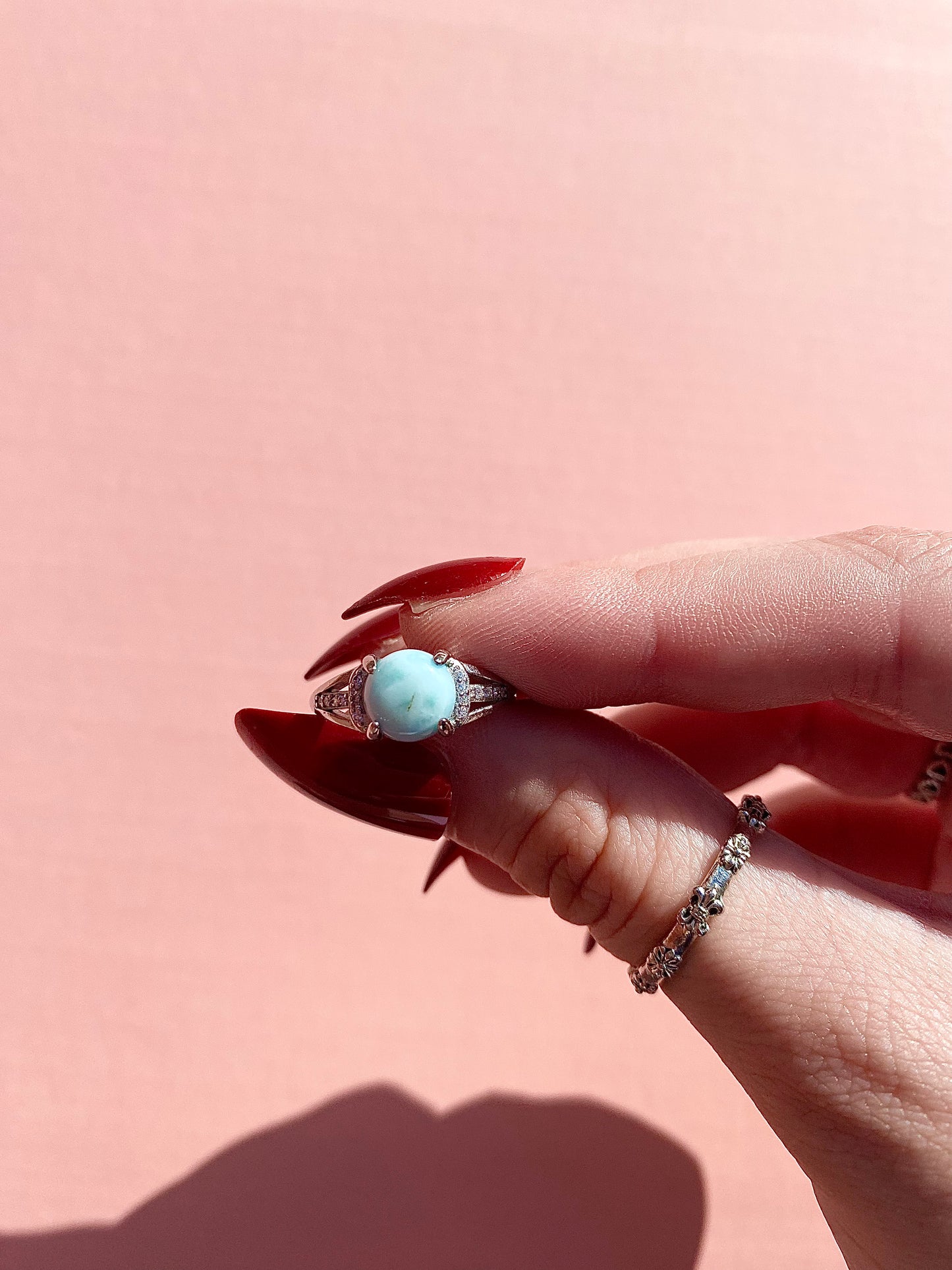 ✧ Larimar s925 Silver Rings ✧