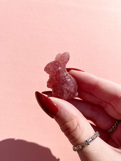 ✿ Strawberry Quartz Bunny ✿