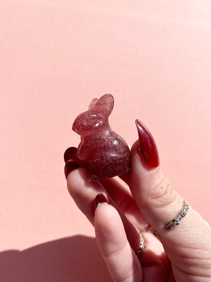 ✿ Strawberry Quartz Bunny ✿