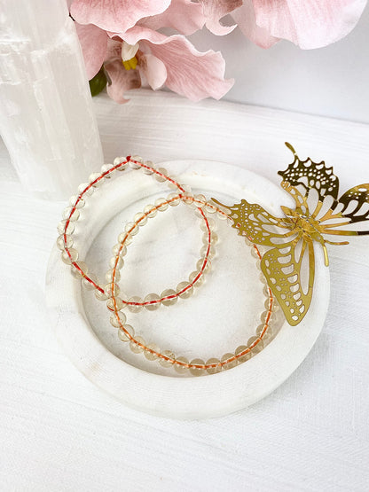 Citrine Beaded Bracelet