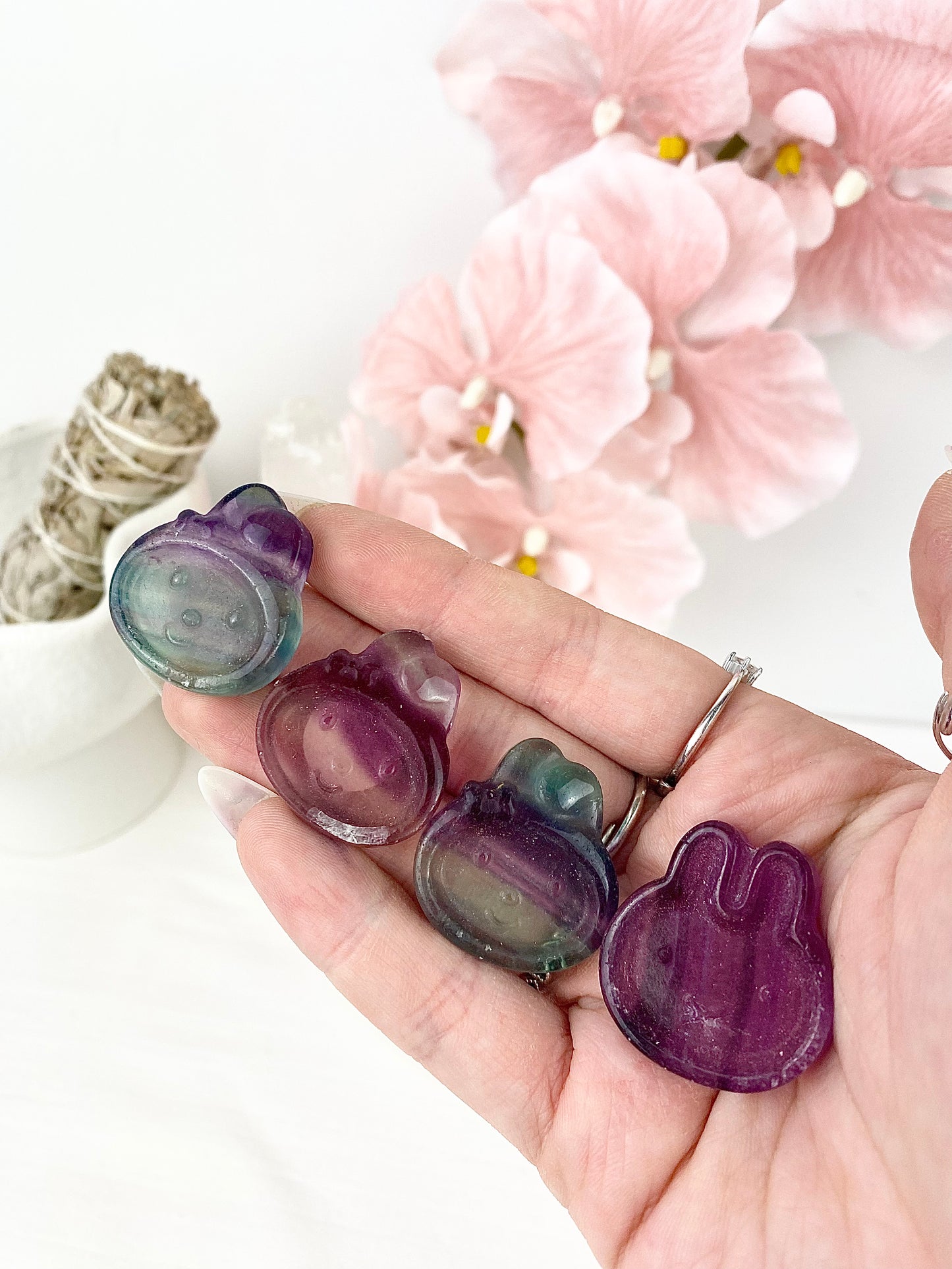 Fluorite Miffy & My Melody Mini Bowls