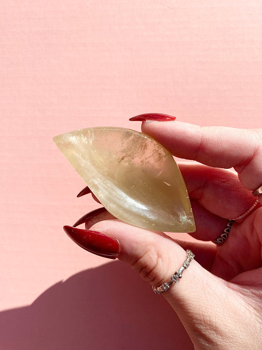 Lemon Quartz Leaf Bowl 2.