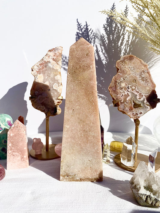 Pink Amethyst Huge Obelisk