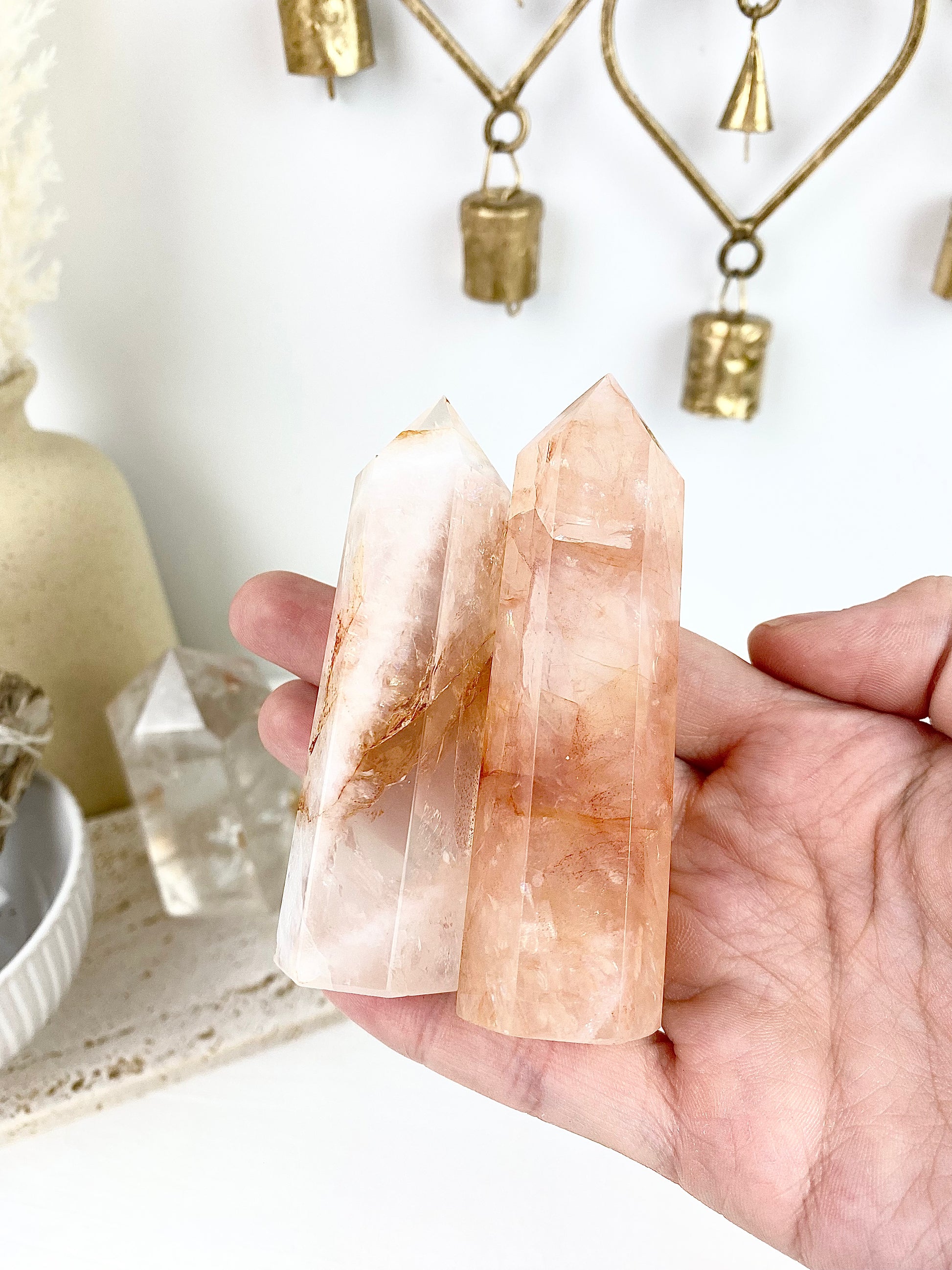 Fire Quartz Towers – Whirl Crystals