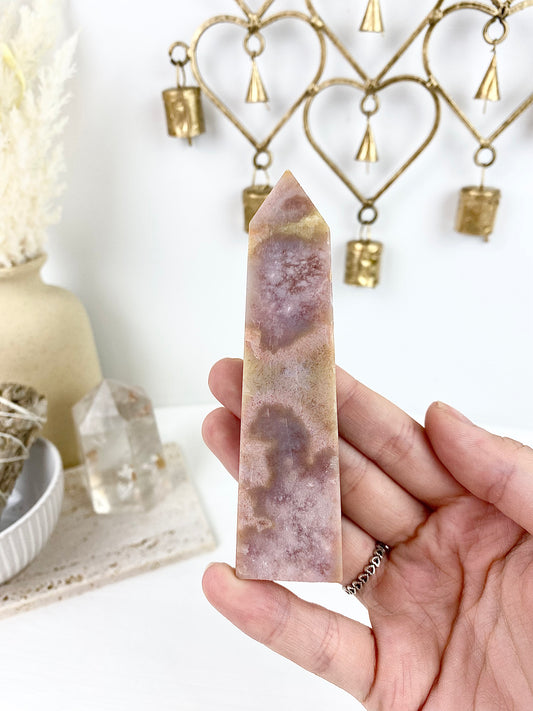 ✿ Colourful Pink Amethyst Tower ✿