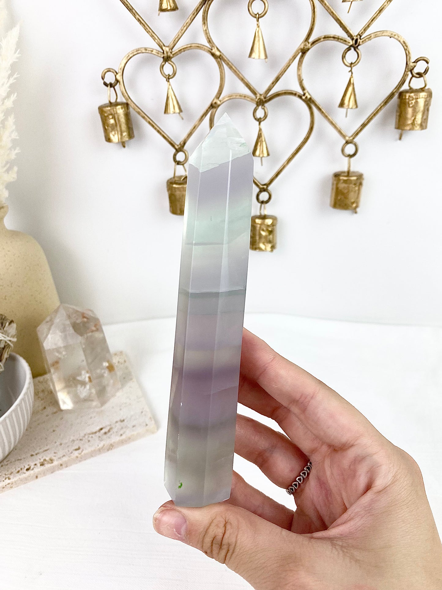 Lavender Fluorite Large Towers