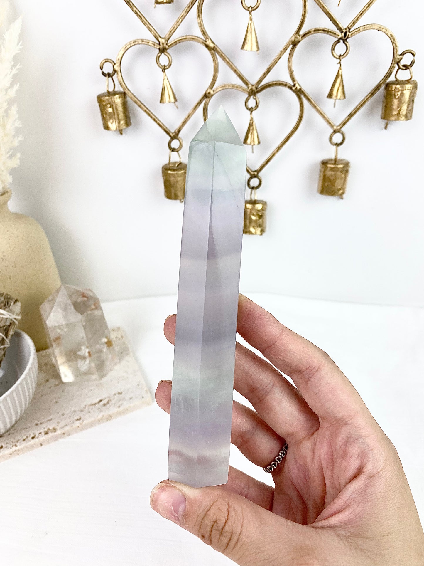 Lavender Fluorite Large Towers