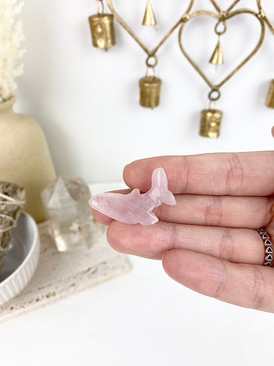 Rose Quartz Dolphin