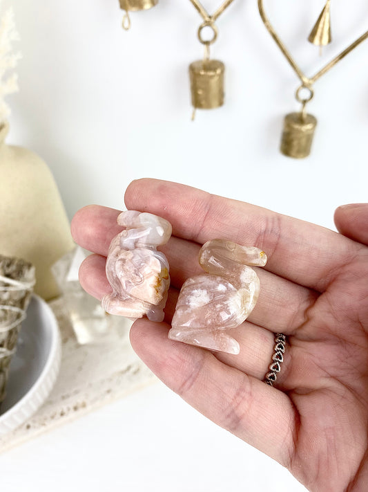 Flower Agate Birds