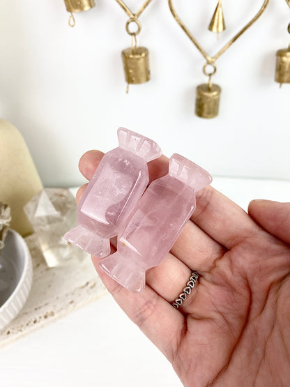 Rose Quartz & Fluorite Lollies