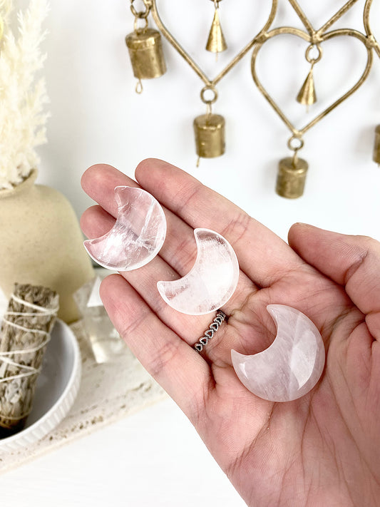 Clear Quartz Moons