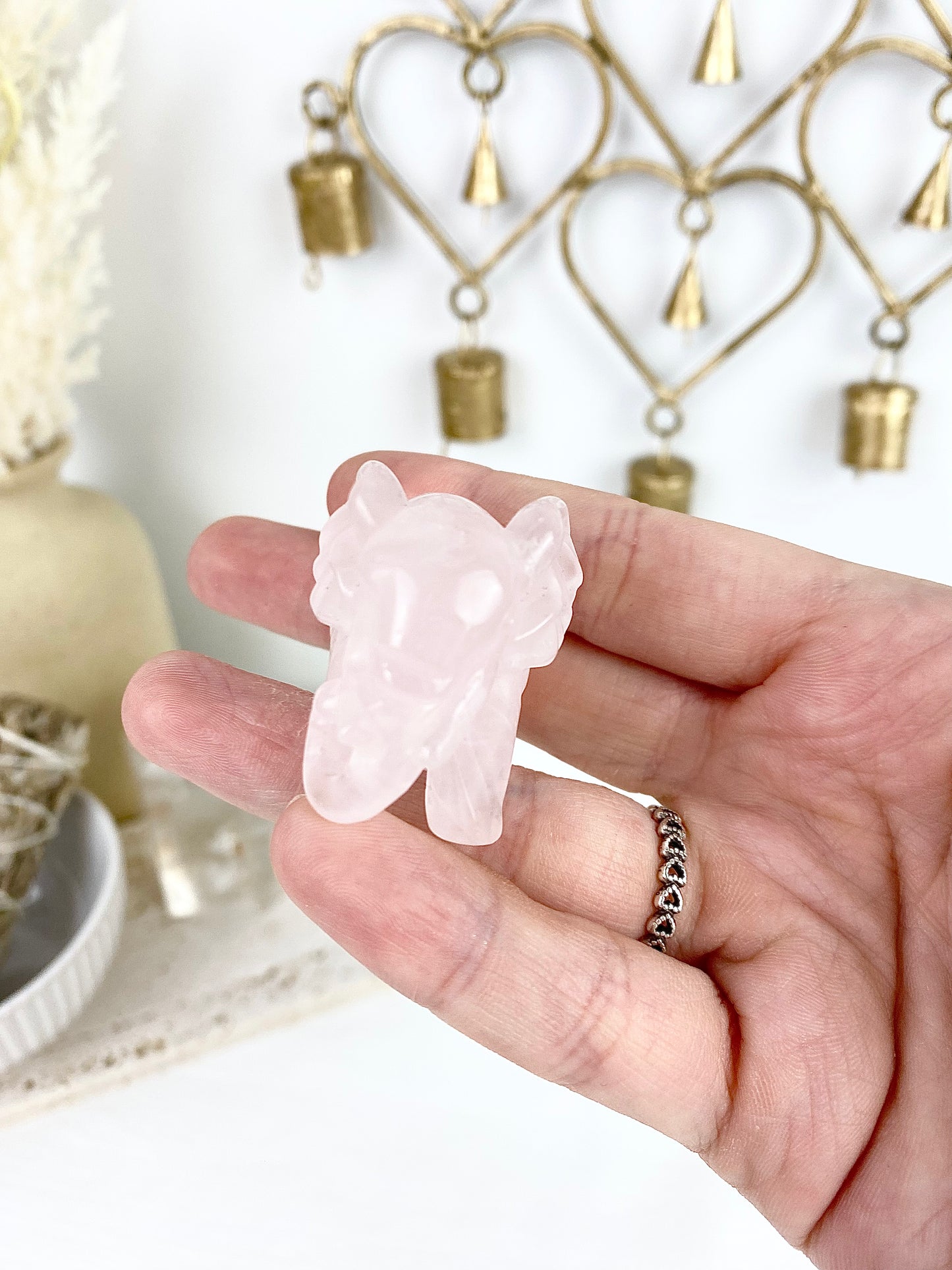 Rose Quartz Elephant