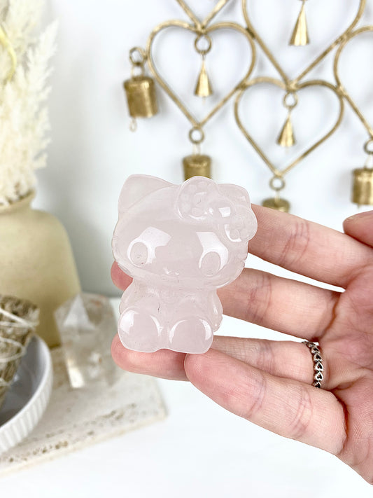 Rose Quartz Hello Kitty