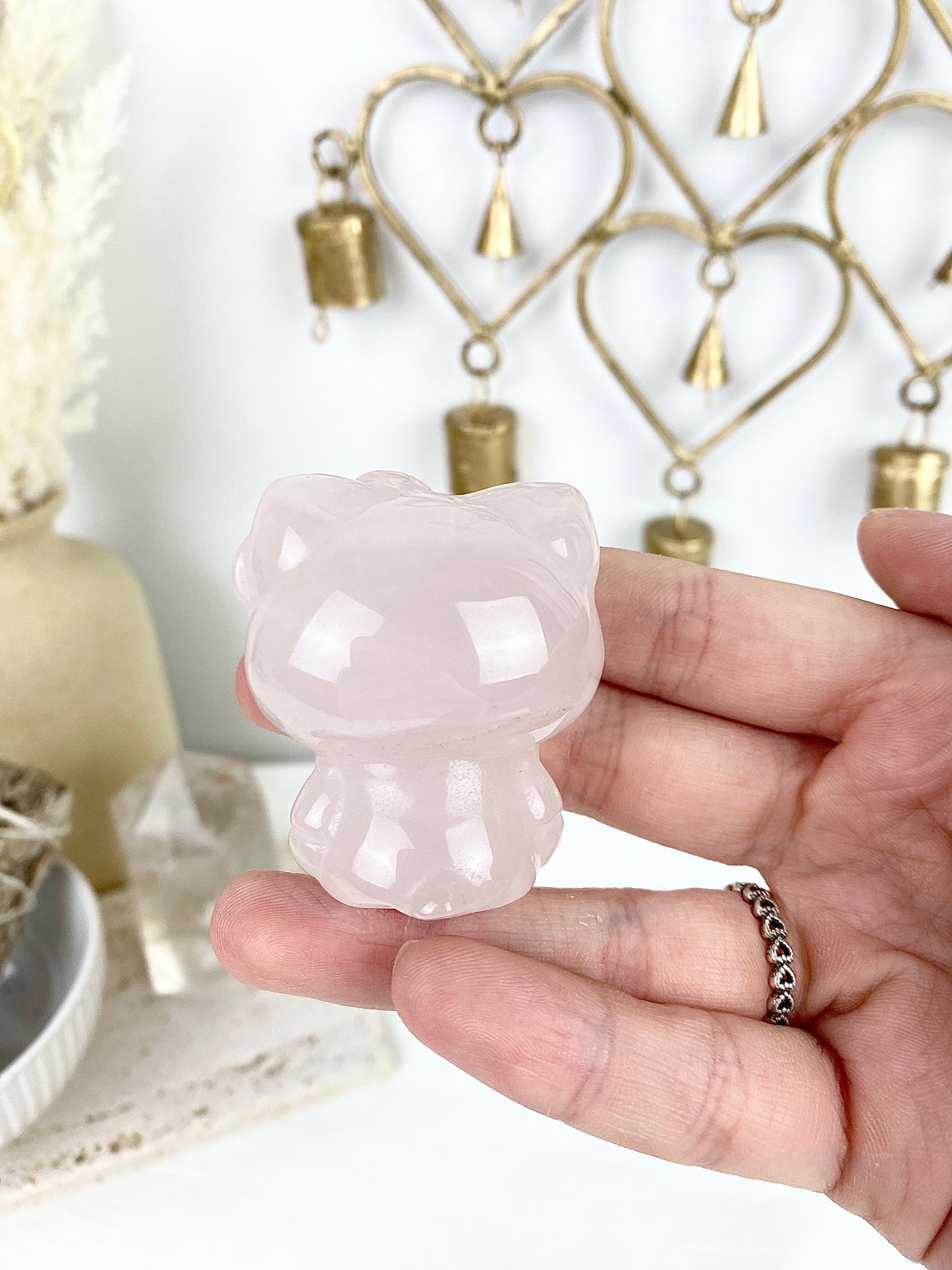 Rose Quartz Hello Kitty