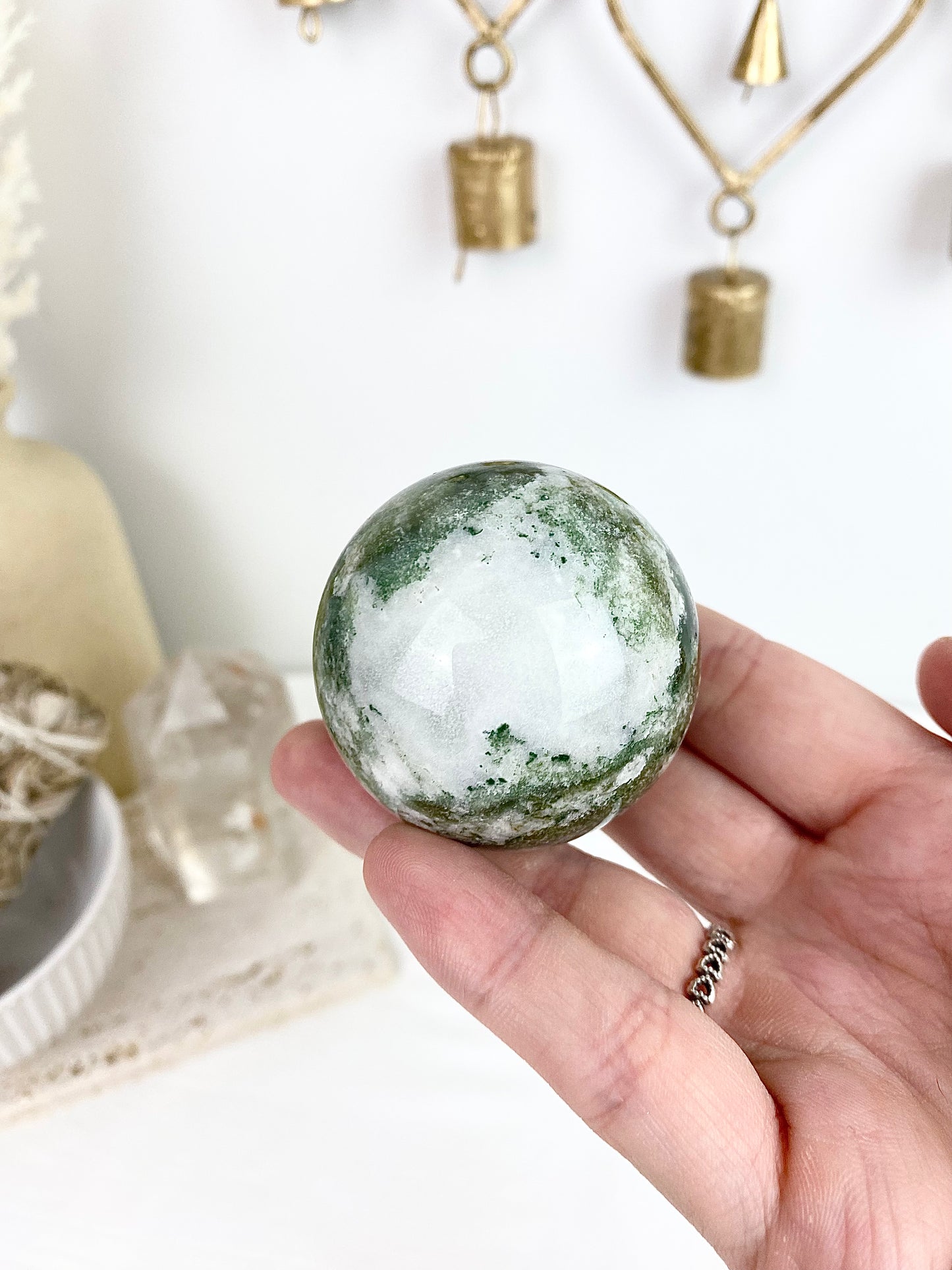 Moss Agate Sphere