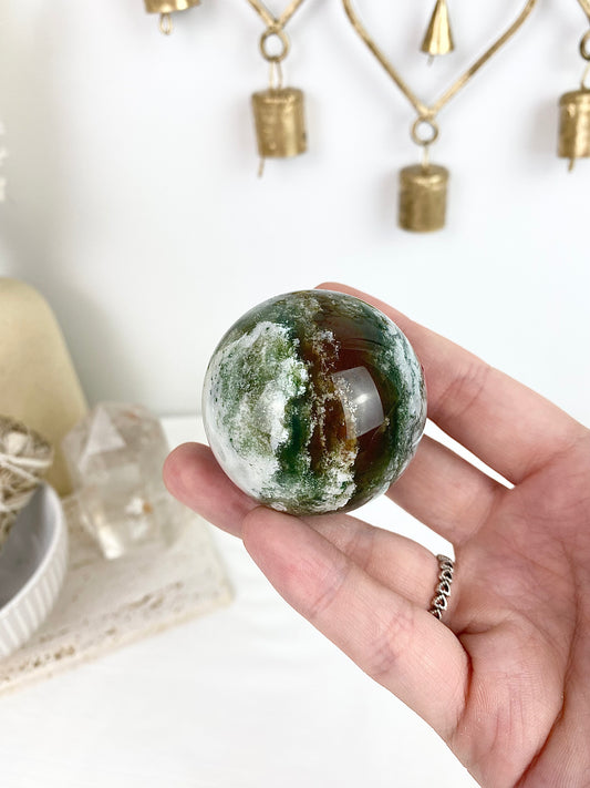 Moss Agate Sphere