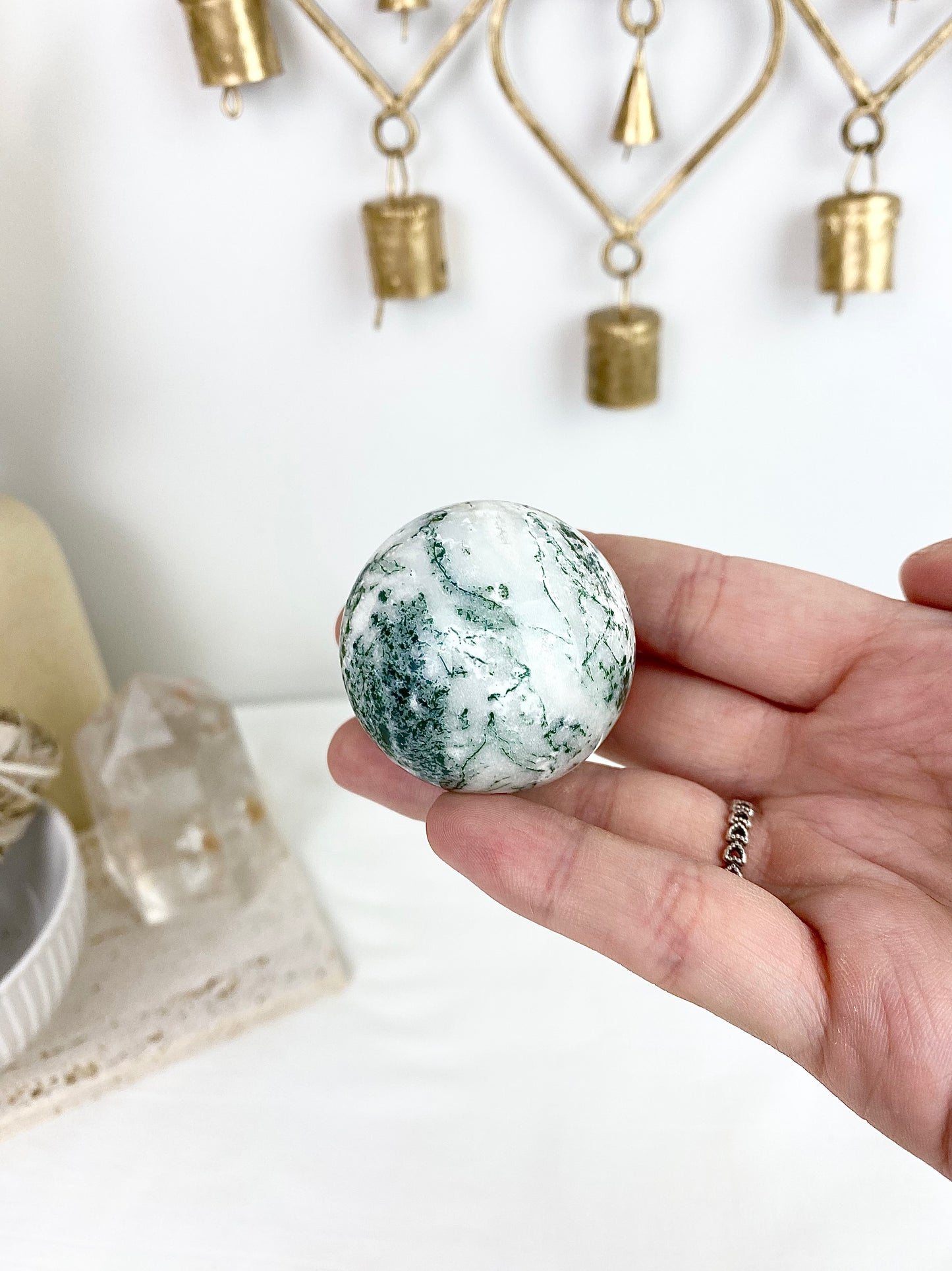 Tree Agate Sphere