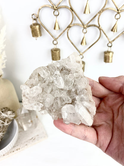 Apophyllite Specimen with Adjustable Stand