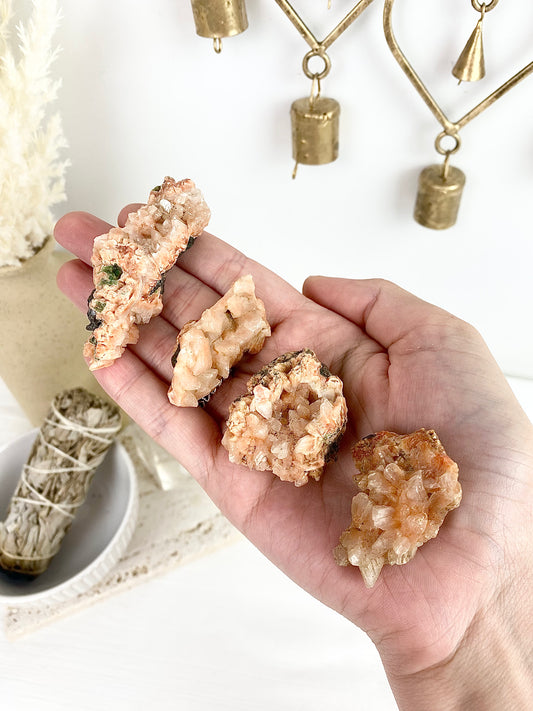 Tangerine Quartz Specimens