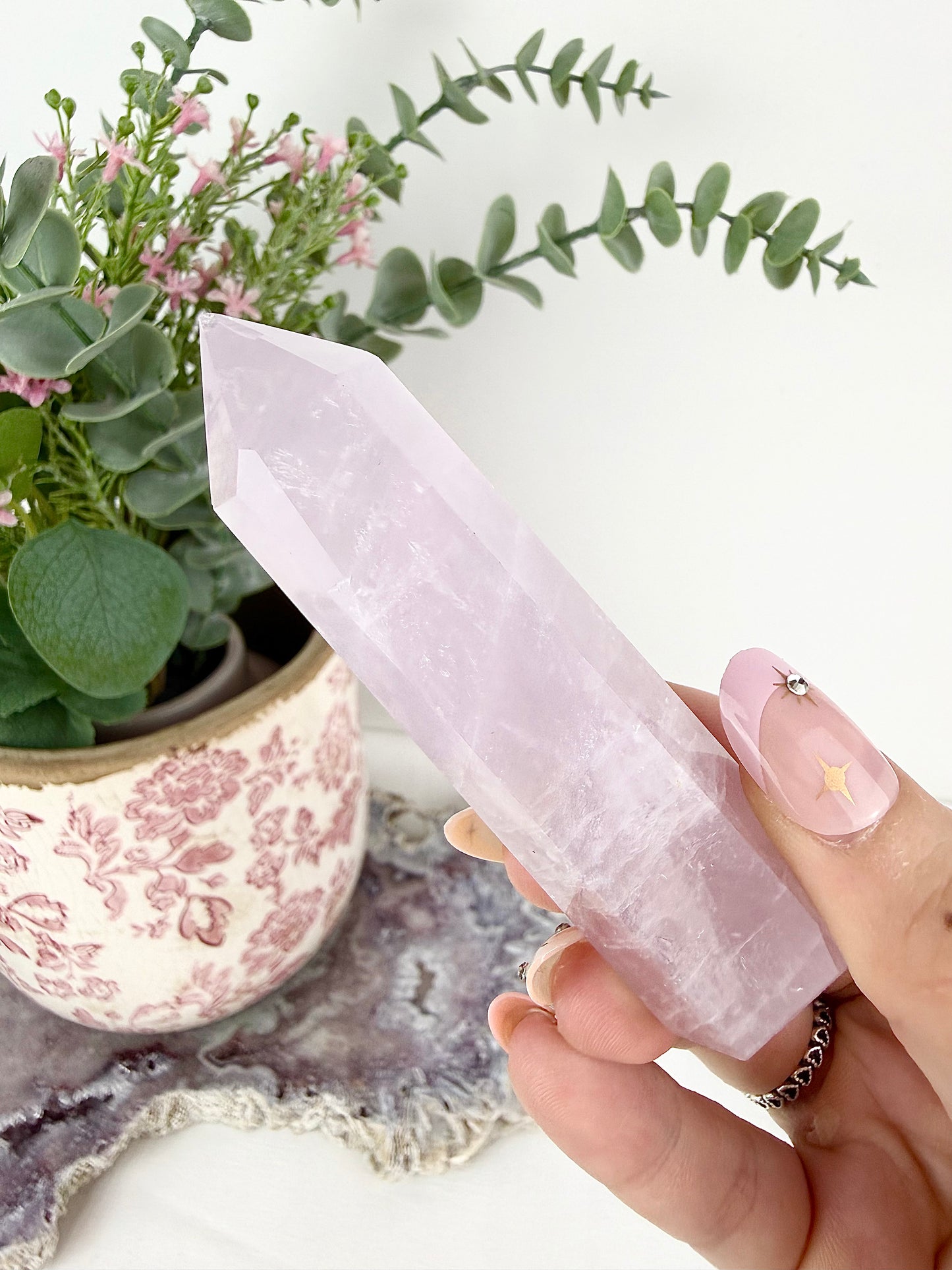 Light Purple Fluorite Tower