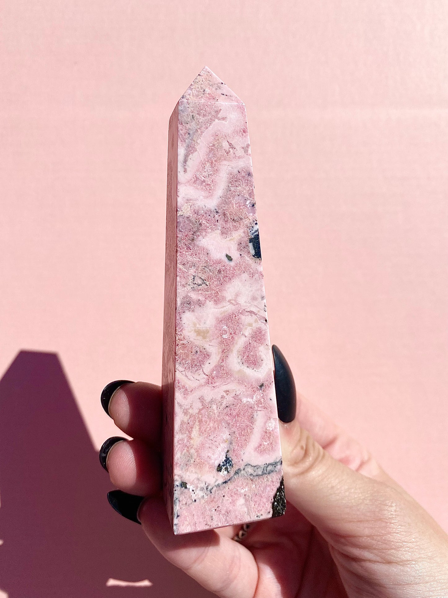 ♡ Peruvian Rhodonite Obelisks ♡