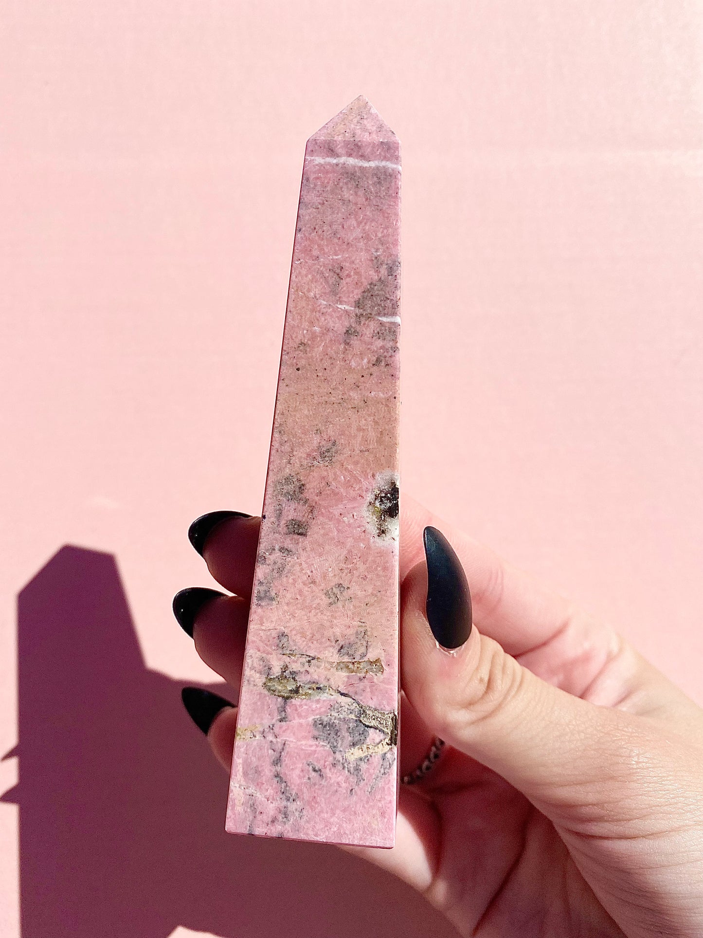 ♡ Peruvian Rhodonite Obelisks ♡