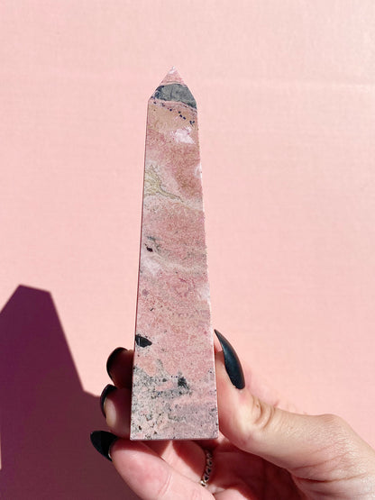 ♡ Peruvian Rhodonite Obelisks ♡