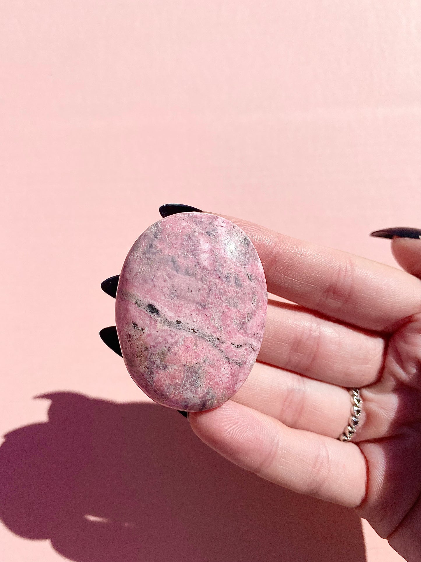 ♡ Peruvian Rhodonite Palmstones ♡