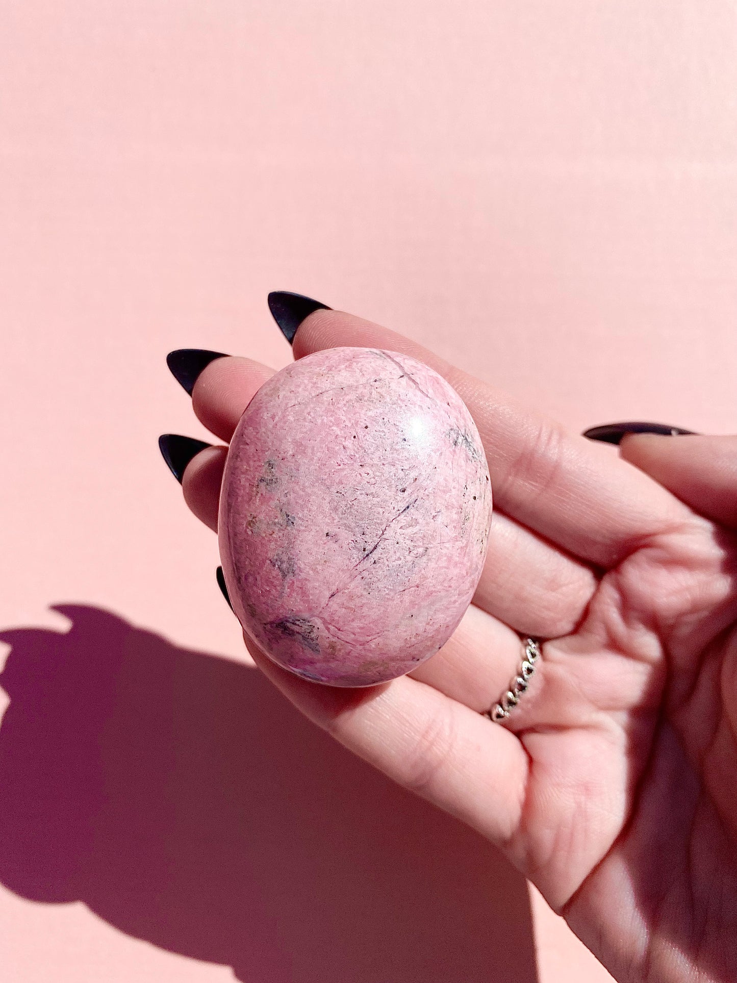 ♡ Peruvian Rhodonite Palmstones ♡