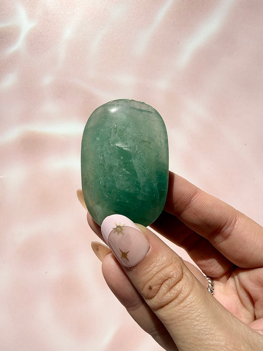 Green Fluorite Palmstone
