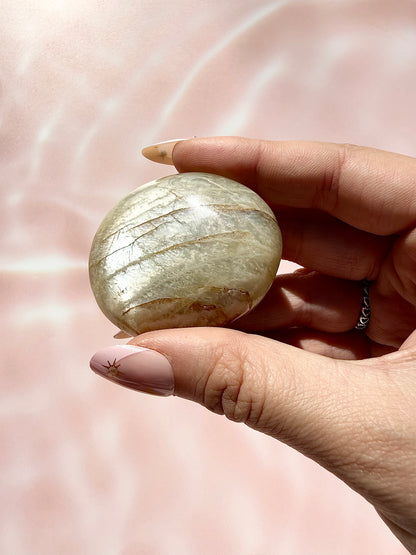 Peach Moonstone Palmstones
