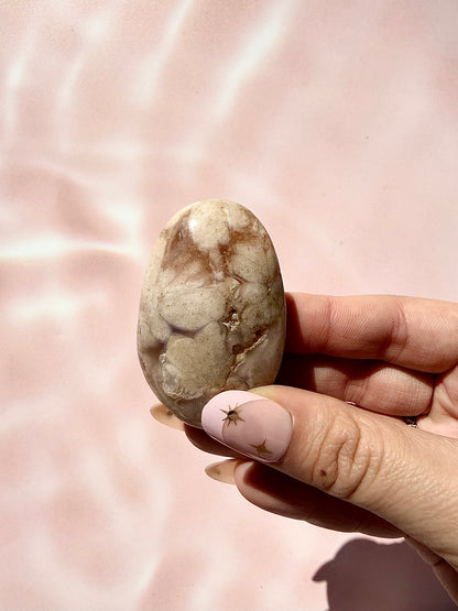 Flower Agate Palmstones