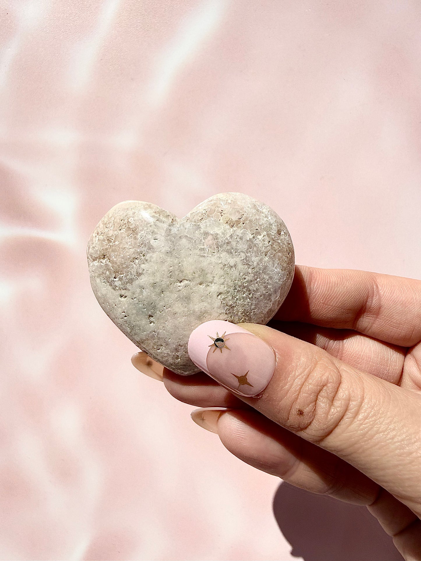 Pink Amethyst Hearts
