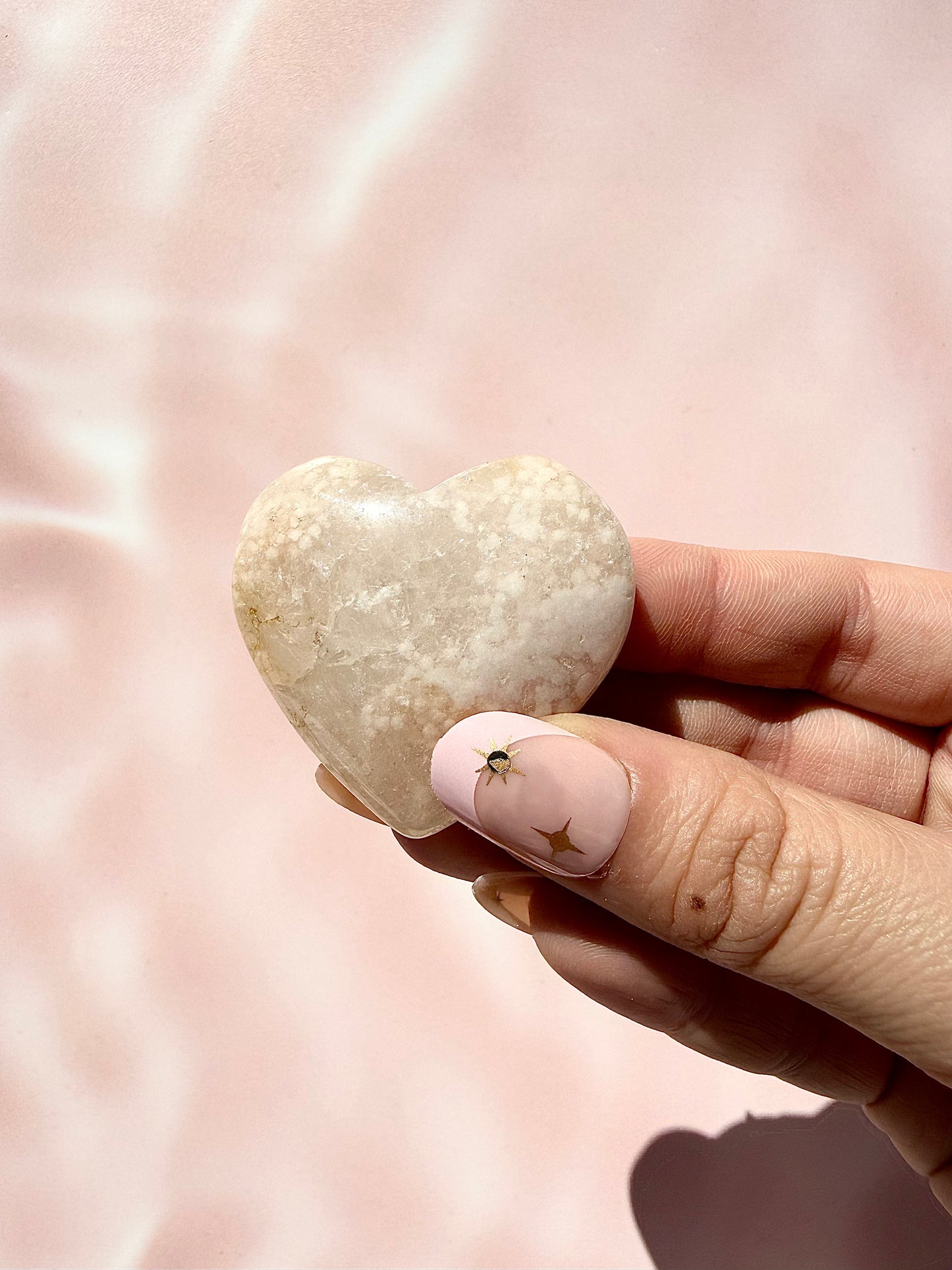 Pink Amethyst Hearts
