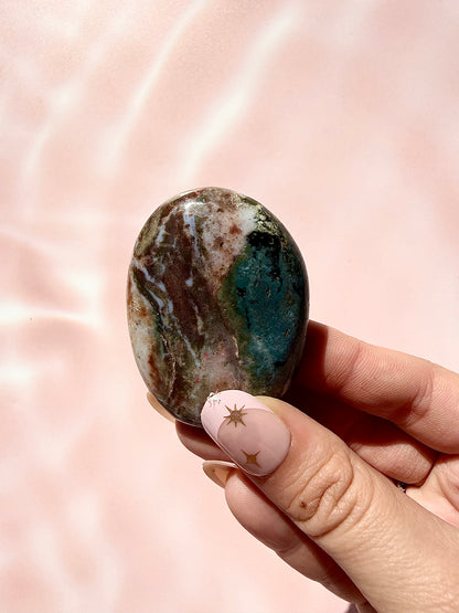 Colourful Ocean Jasper Palmstones