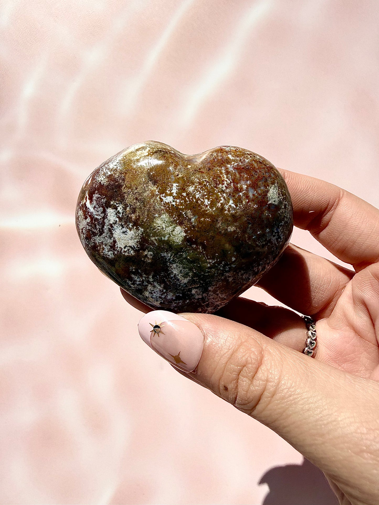 Ocean Jasper Heart