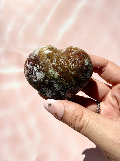 Ocean Jasper Heart
