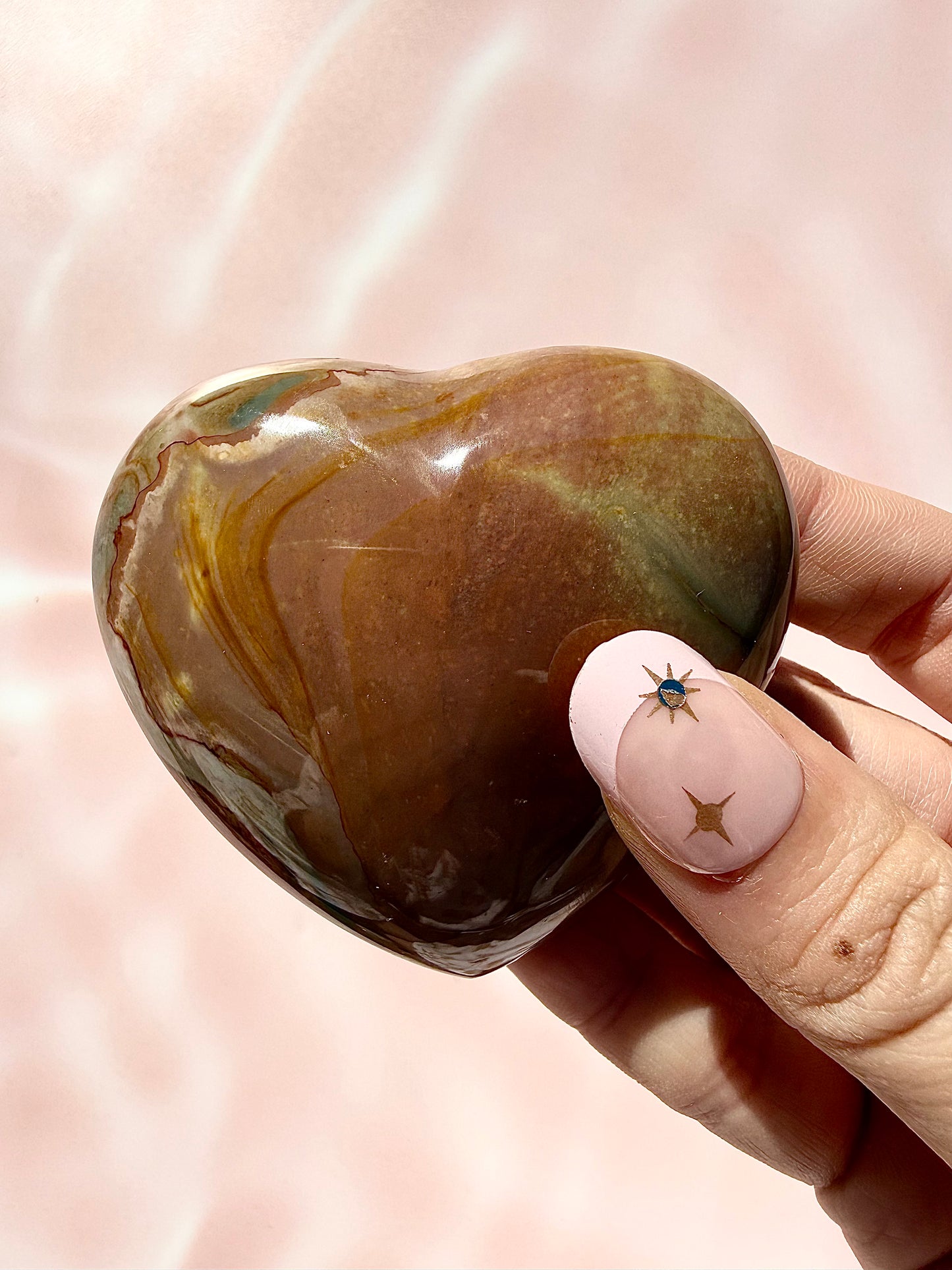 Polychrome Jasper Heart